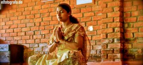 Meditation in Indien