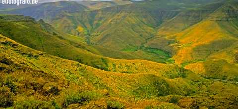 Landschaft in Lesotho