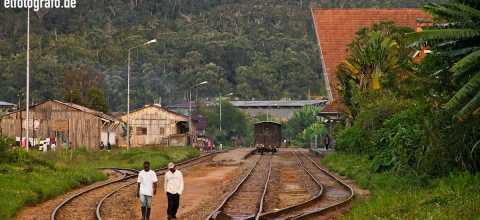 Gleisanlage auf Madagaskar