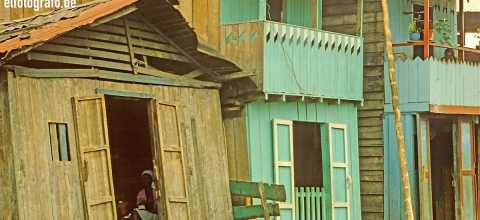 Holzhäuser in Südamerika
