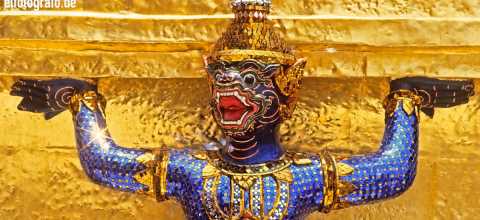 Tempelfigur in Thailand
