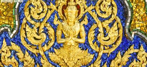 Tempelfigur in Thailand